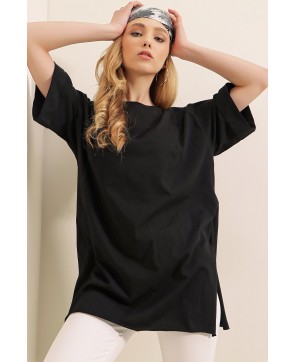 Tricou Negru Bumbac